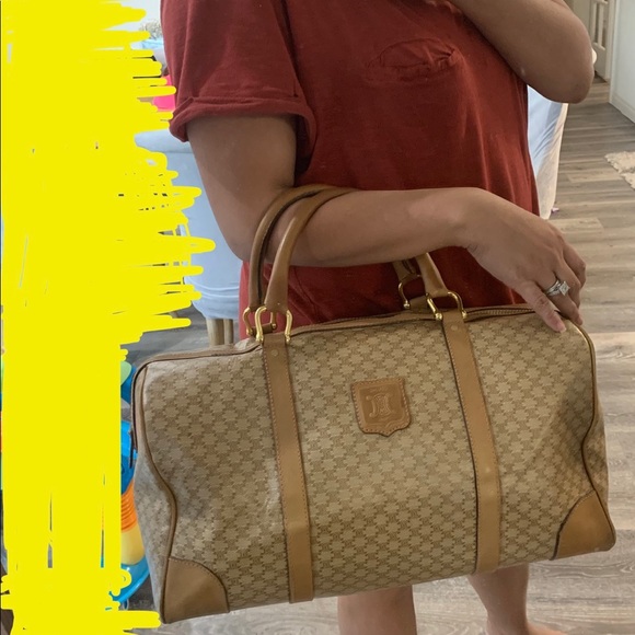 Celine Macadam Travel bag in Boston style VINTAGE - Picture 7 of 8